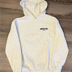 White Fox Boutique Gray Hoodie, XXS/XS